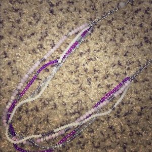 Long purple necklace